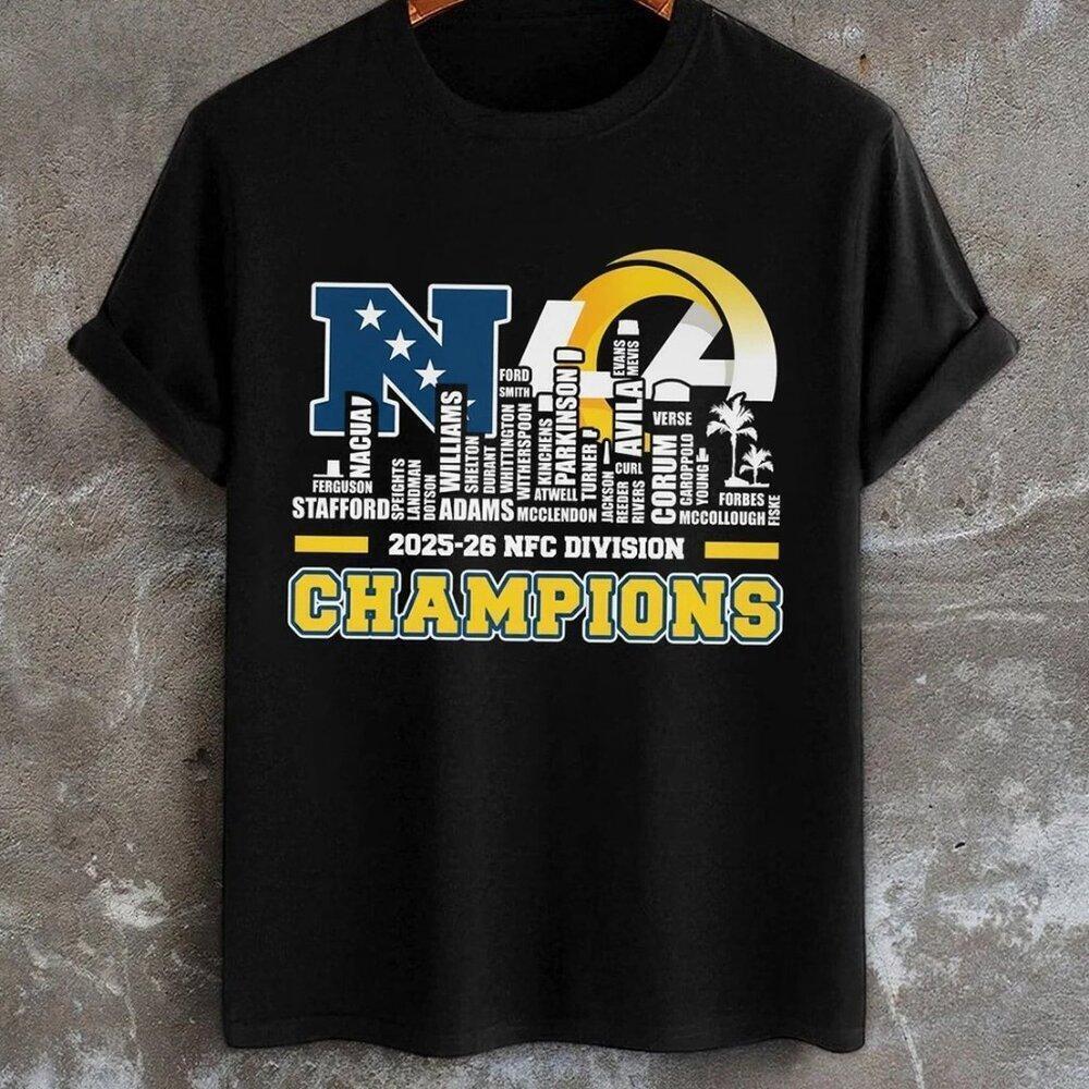 Los Angeles Rams Nfc Division Champions T Shirt 165